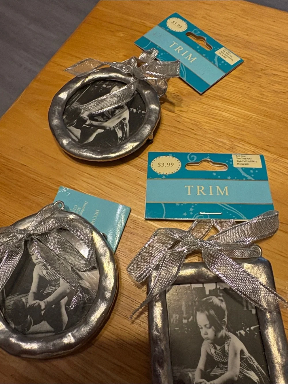 Target Silver Photo Frame Holiday Ornaments